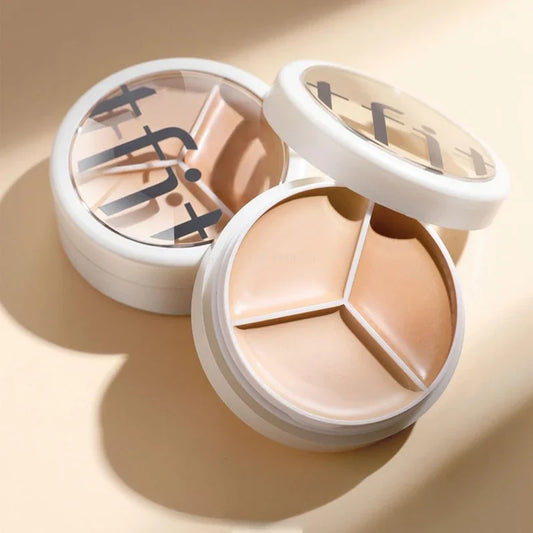 MoonBiffy - Three Colour Face Brightening Concealer Cream